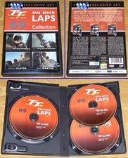 Isle of Man TT ON-BIKE 2009, 3 x DVD set &ndash; Guy McGuinness Hutchy Reeves Moly&hellip;