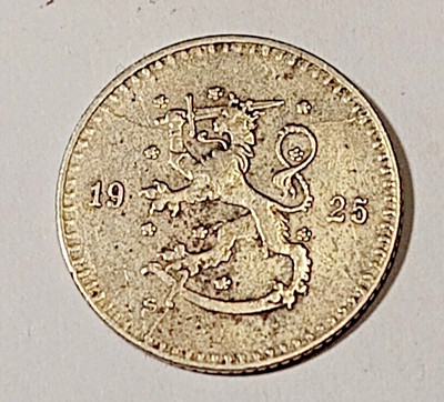 * Finnland * - 25 Penniä * 1925 * Nickel * - *Zustand 1+ / vz *