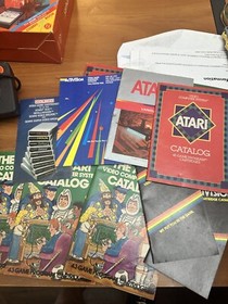 Atari 2600 System with Games in boxes and 3 controllers Video Vintage
