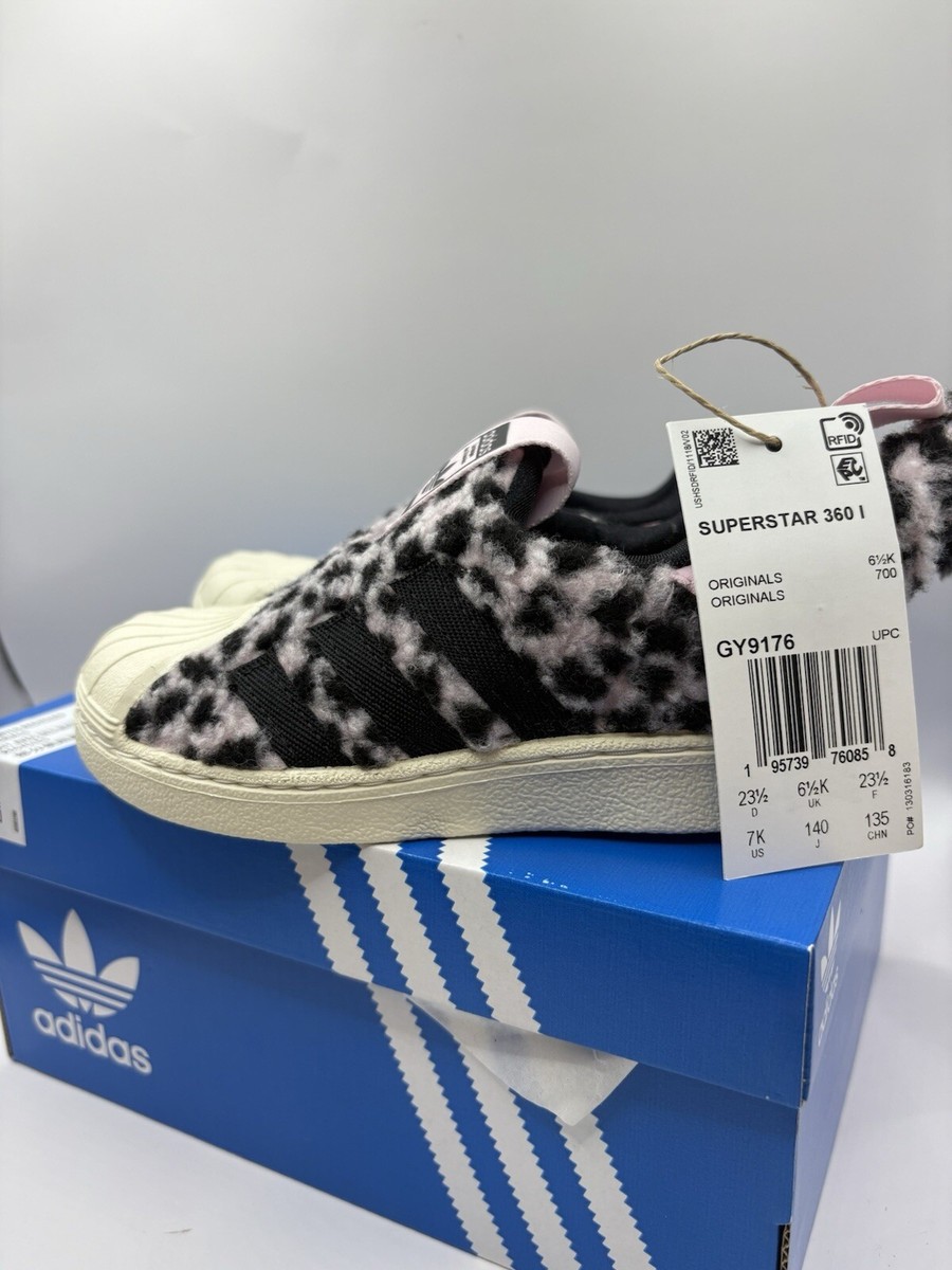 New Adidas Toddler Girl's Superstar 360 I SlipOn Shoes