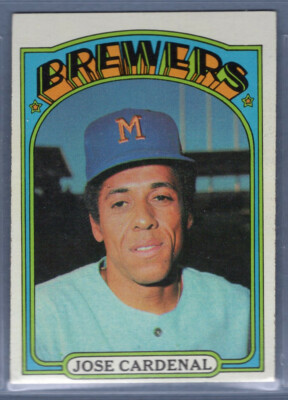 1972 Topps #12 Jose Cardenal (b) EX-MT  GO544