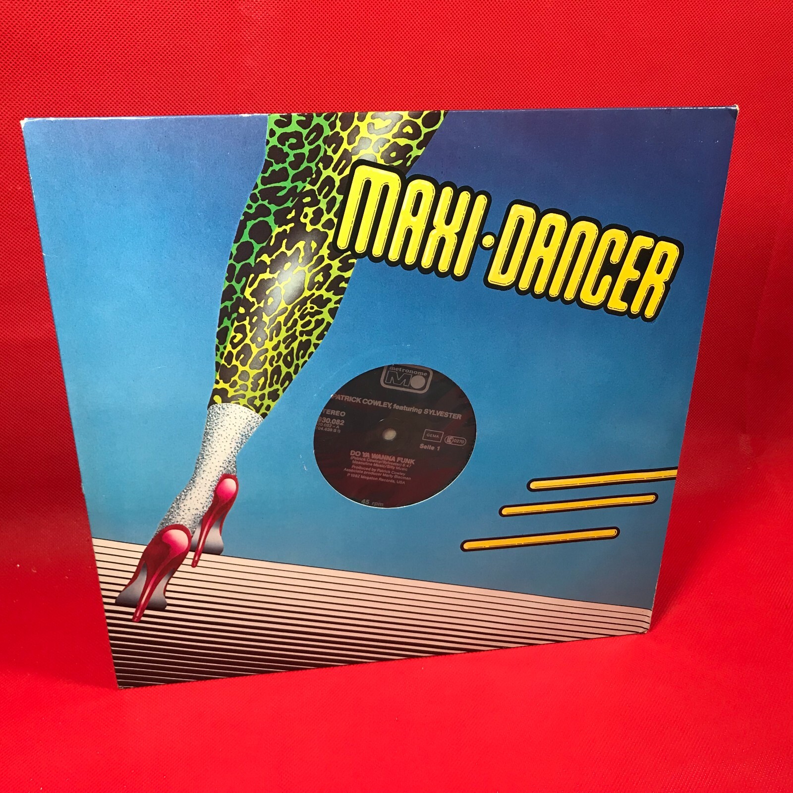PATRICK COWLEY SYLVESTER  Do Ya Wanna Funk 1982 UK German 12