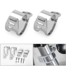 Motorcycle Front Fork Tube Mount Clamp Turn S...