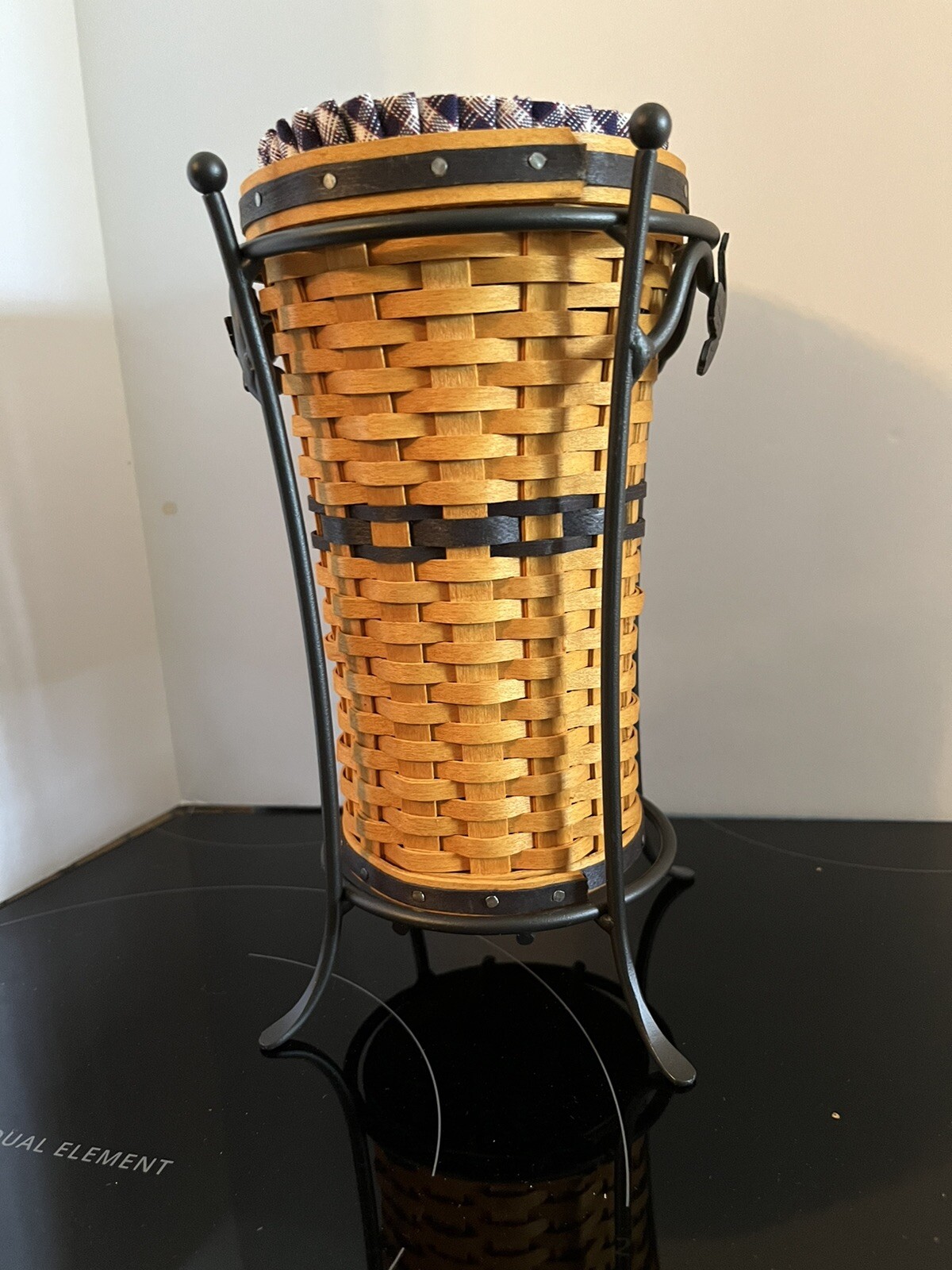 LONGABERGER JW COLLECTION MINIATURE UMBRELLA BASKET & STAND eBay