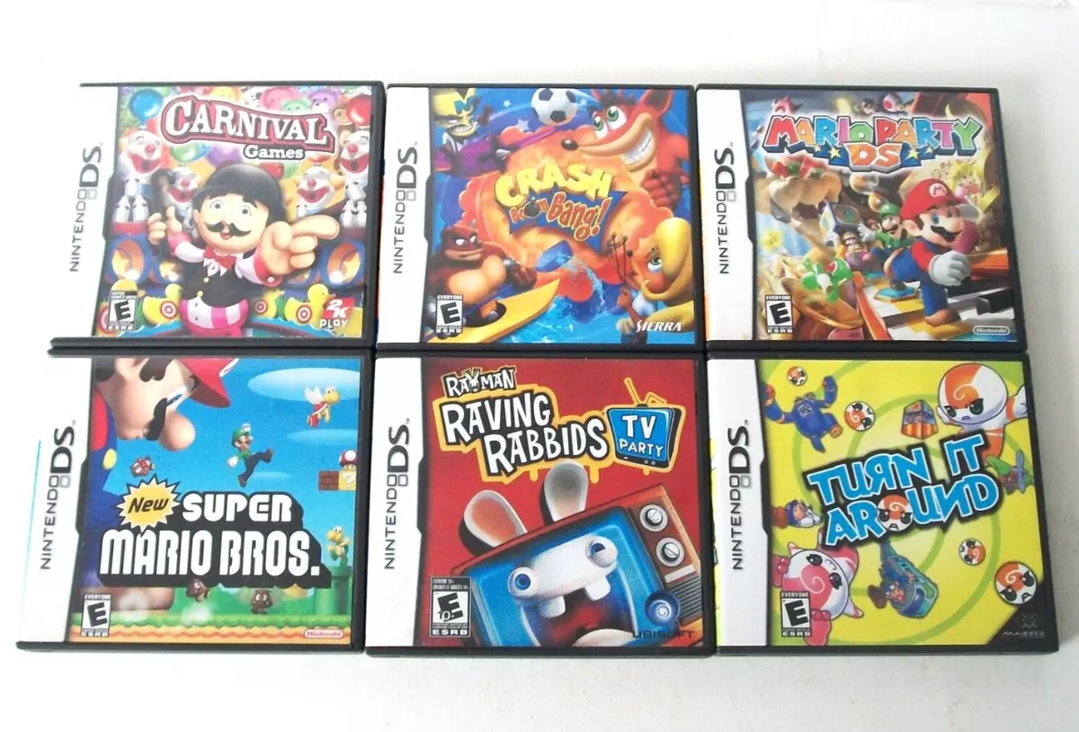 Nintendo DS Mini Games Collection Lot Mario Party Super Bros