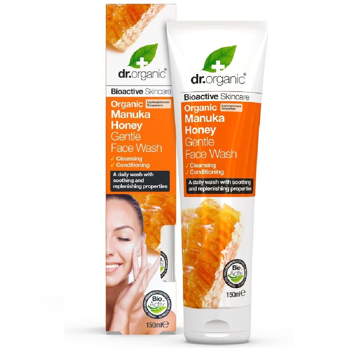 DR ORGANIC Manuka Miele delicata viso 150ml