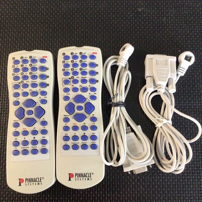 2X Pinnacle RC1124125/00 Ir Remote Control IECR06 W/ RS232 Serial Port Receiver