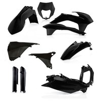 Acerbis Set Motorradverkleidungen Plastics FüR KTM Schwarz KTM EXC 125 2014 2015