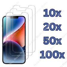 Lot Tempered Glass Screen Protector For iPhone 14 13 12 11 Pro Max XR XS X 8 7 6