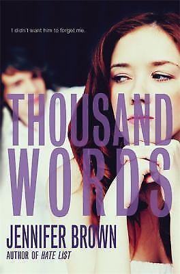 Thousand Words by Brown, Jennifer, Very Good Book