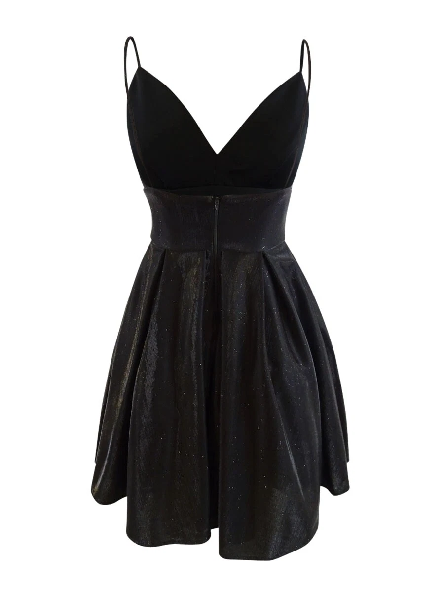 Betsy Adam Women s Galaxy Fit Flare Party Dress 2 Black eBay