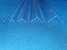 PVC CLEAR ANGLE TRIM WALL PROTECTOR PLASTIC CORNER 90 DEGREE - 1 METRE 7mm - 50