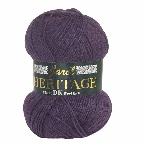 Jarol Patrimonio Dk Ovillo de Lana 100g-144 Berenjena