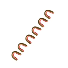 6X Archery Bowstring Nocking Buckle Clips Protector Bow String Nock Brass Points