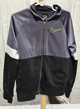 Nike Grey Full Zip Sweatshirt Boys Size 7