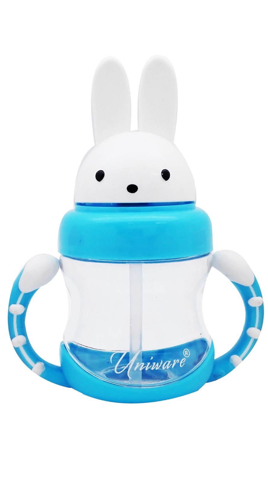 With Straw,rabbit Shape, Bpa Free 10 Oz