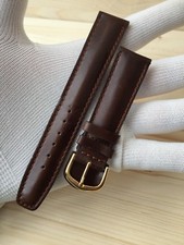Brown Genuine Leather Military Watch Strap 20Mm "Vintage Stock 1960-1970"