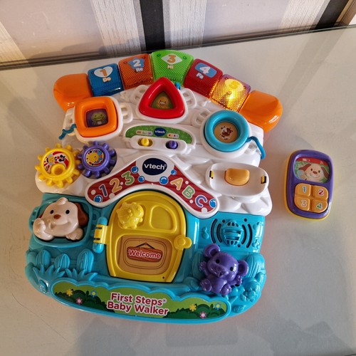 VTech First Baby Walker Learning, Phone, Music, Shapes, Play, Free Post L@@K - Picture 3 of 7