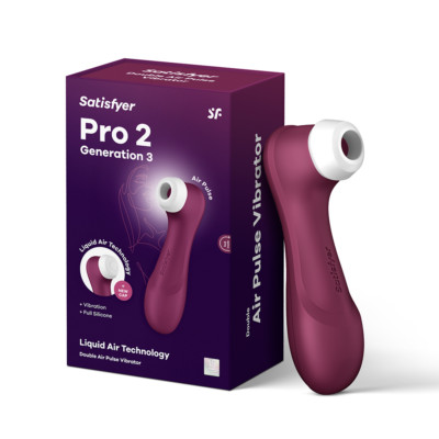Satisfyer Pro 2 Gen 3 Clitoral Stimulator Vibrator with Liquid Air Technology
