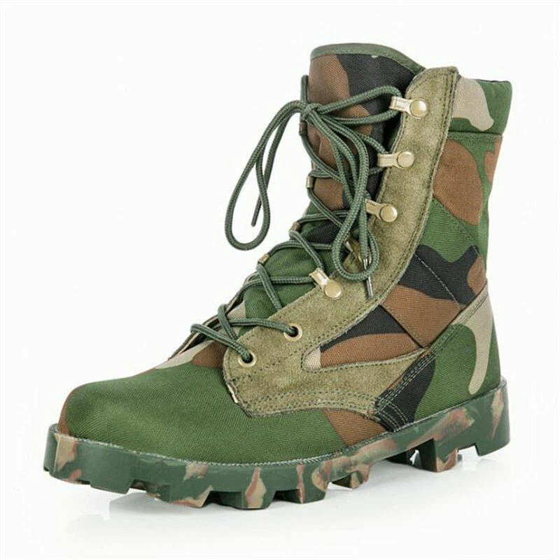 Botas Tácticas De Camuflaje Para Hombre Zapatos Senderismo Calzado  Transpirable