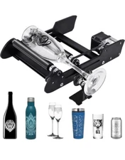 Laser Rotary Roller Laser Engraver Y-Axis Rotary Roller For Cylinder Objects