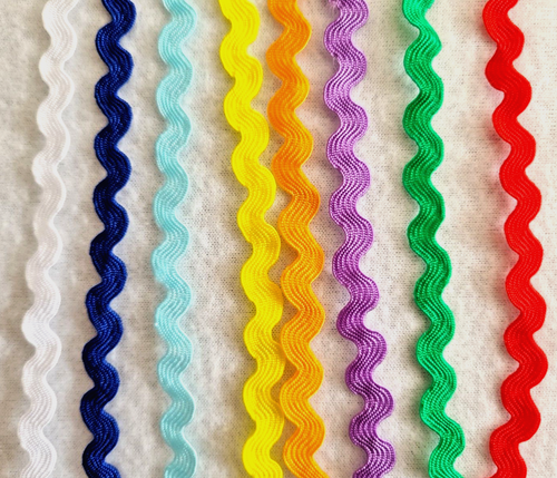 Ric Rac Wavy Ribbon Lace Trim Sewing Curtain Pillow Decoration 5mm 14 ...