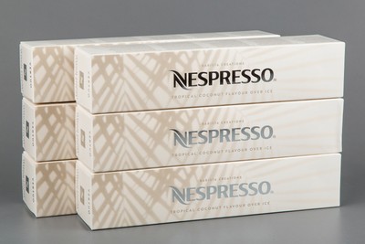 60X NESPRESSO VERTUO LINE CAPSULES - TROPICAL COCONUT FLAVOUR - LIMITED  EDITION | eBay