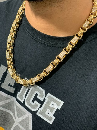 18ct Gold Filled Gypsy link belcher 