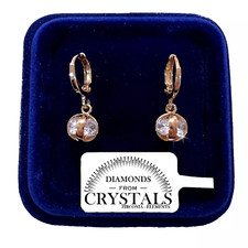 Punto Luce Pallina Orecchini pl.oro Giallo 18K con Cristalli Zirconi  Donna S2