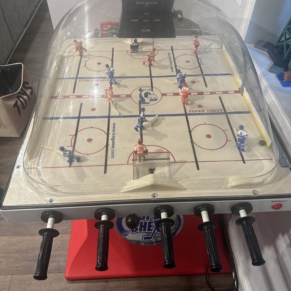 ICE Super Chexx Bubble Hockey Table Arcade eBay