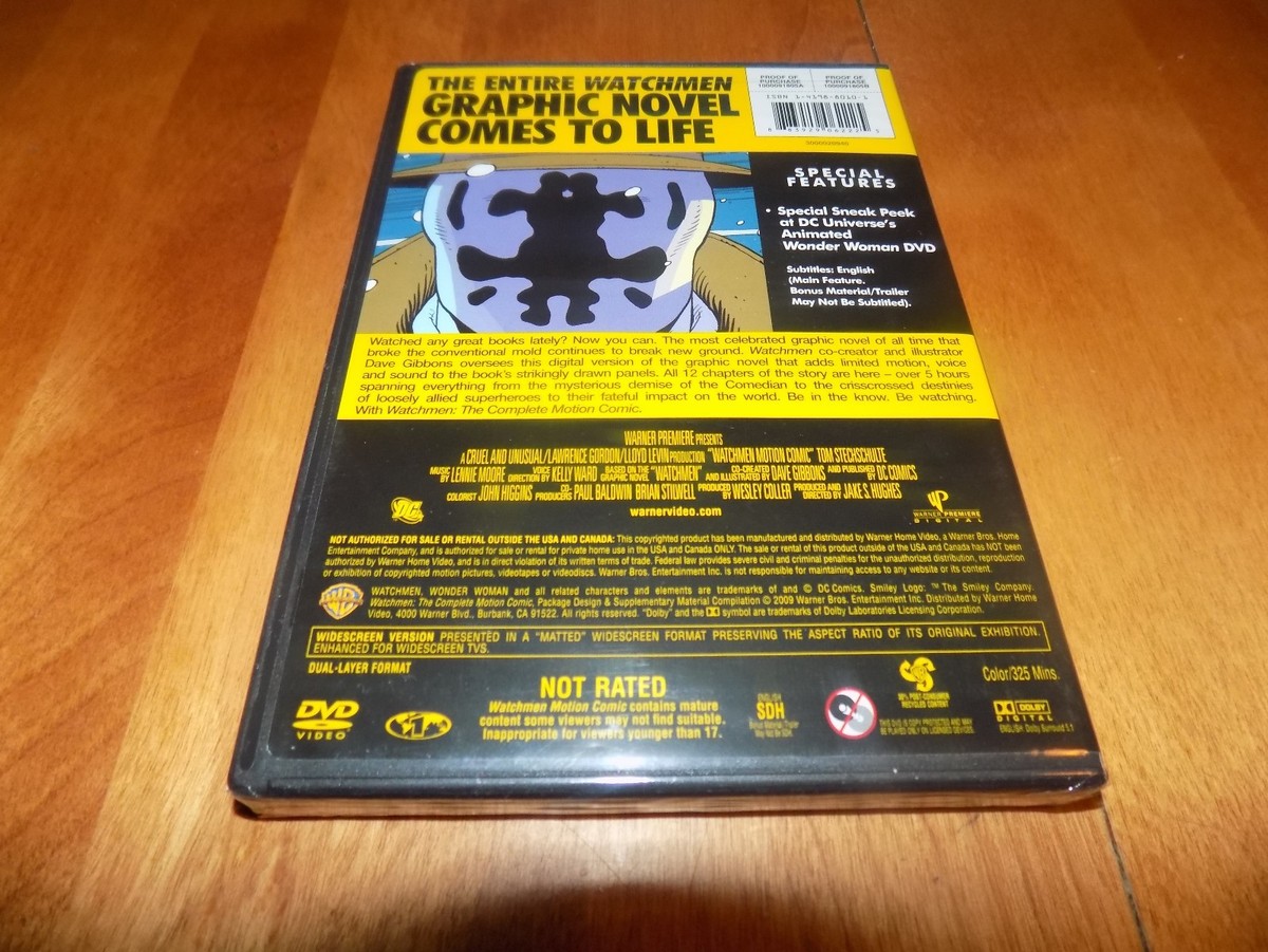 WATCHMEN The Complete Motion Comic 12 Episodes TV Graphic Comics 2
