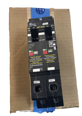 Square D/ ECB142020G3EL/ 1 Pole 20-20 Amp /480/277V/REMOTELY OPERATED(32-40D)