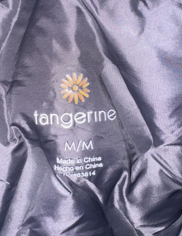 Tangerine Women’s Quilted Vest Full Zip Sz M - Image 3 of 3