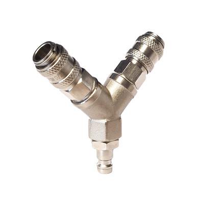 3 Wege Wasser gespeiste Stange Y Stück Splitter - Serie 21 Kupplungen Fensterreinigung
