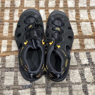 KEEN SOLR Water Sport Hiking Sandal Men 8.5 Black Speed Lace  display picture 1
