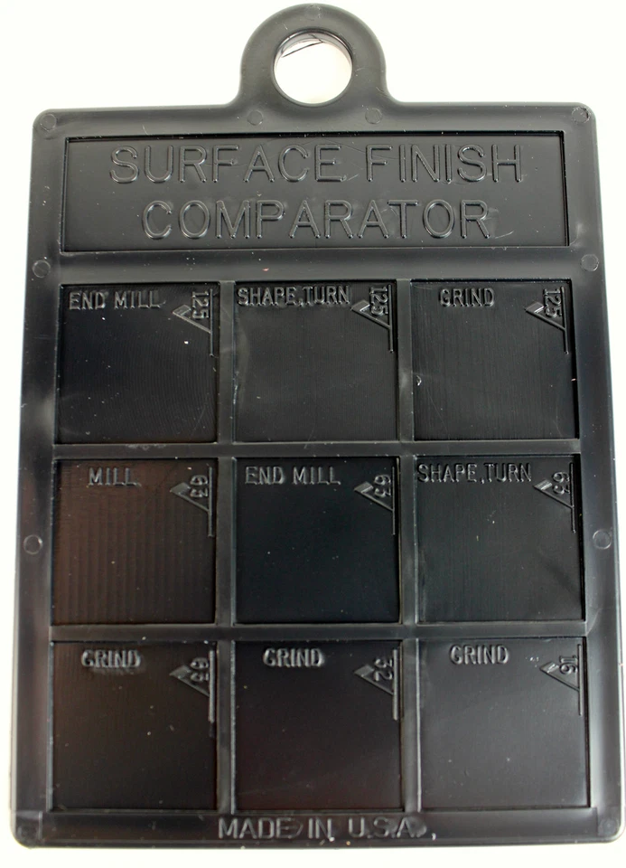 FLEXBAR SURFACE FINISH COMPARATOR- PLASTIC - #16007 - Image 4 of 4