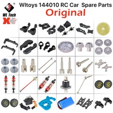 Original Wltoys 144010 RC Car Parts Arm ESC Differential Tire Shock Absorbers