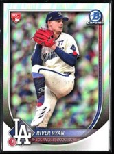 2025 Bowman River Ryan RC Chrome Red Rookie SP Redemption Refractor #69 Dodgers