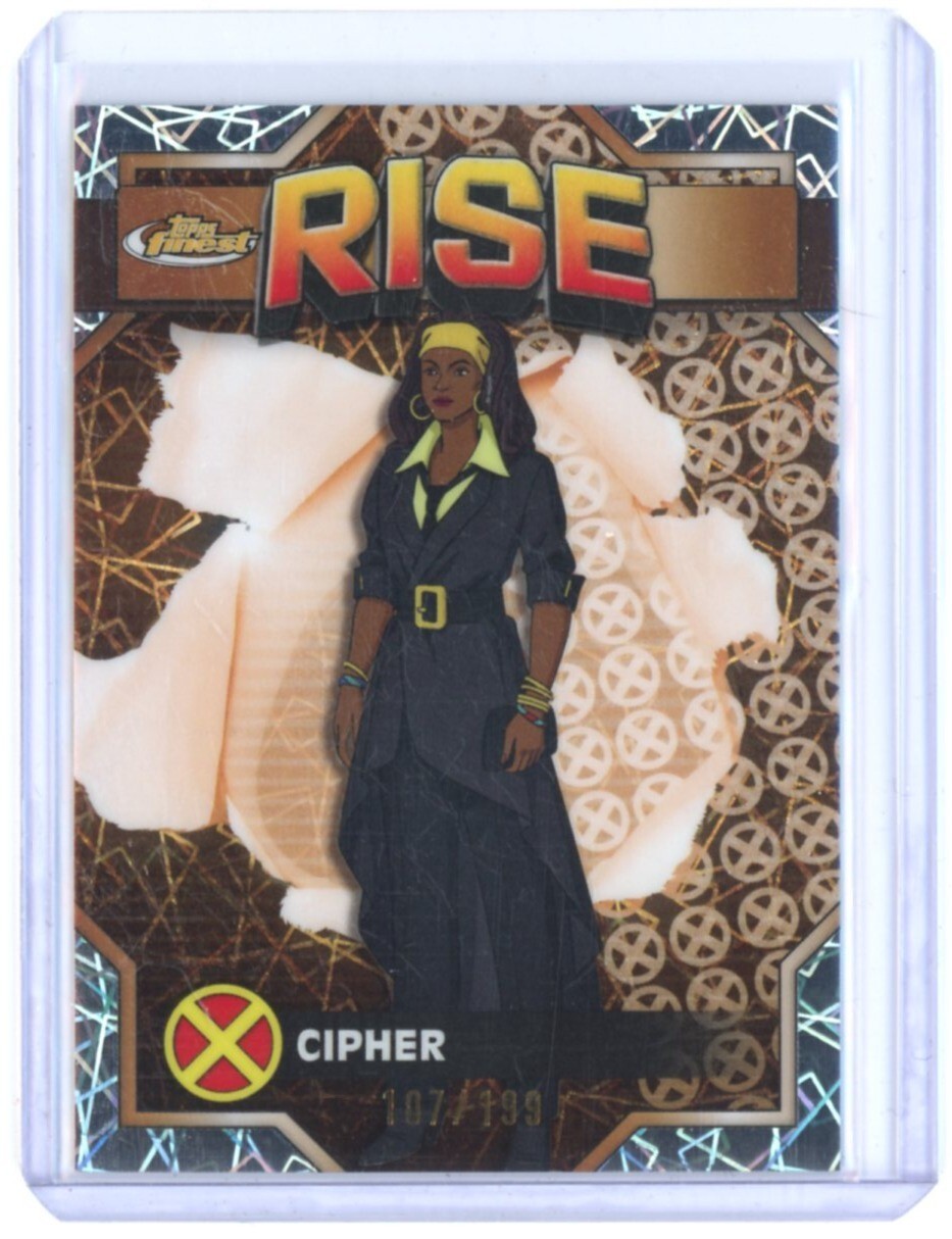 2025 CIPHER TOPPS FINEST X-MEN '97 #20 COMMON LASER REFRACTOR 107/199!!