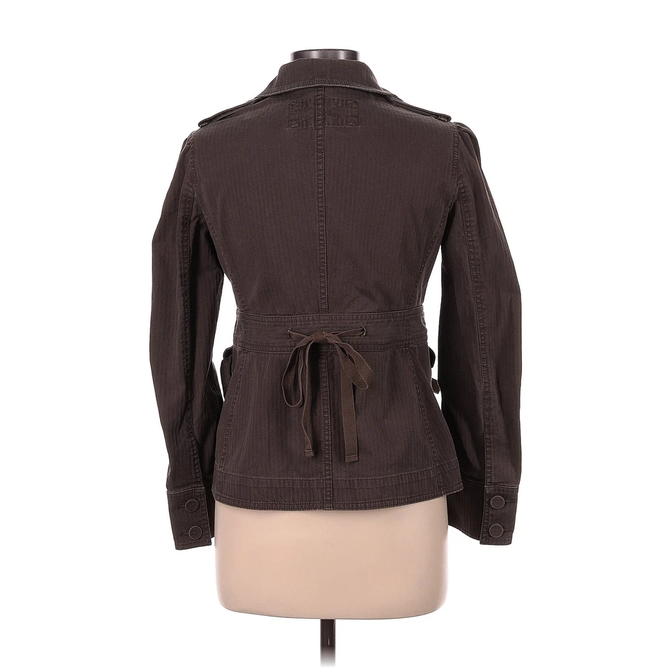 Chaqueta Militar Utilitaria Diseñador Marc by Marc Jacobs Marrón Lazo Talla 8 Foto 2 de 2