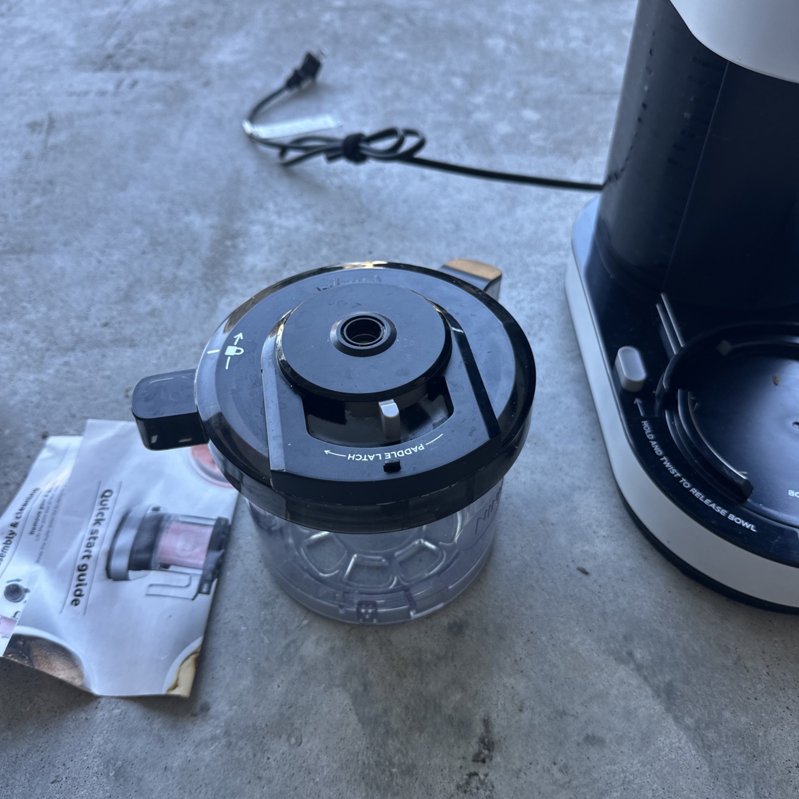 Ninja CREAMi Ice Cream Maker, for Gelato, Mix-ins, Milkshakes Sorbet, White