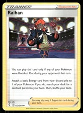 Raihan 152/203 Uncommon Evolving Skies Pokemon Lightly Played