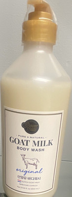 Shower Mate Pure & Natural Goat Milk Body Wash Unisex Beige 27.05 fl oz