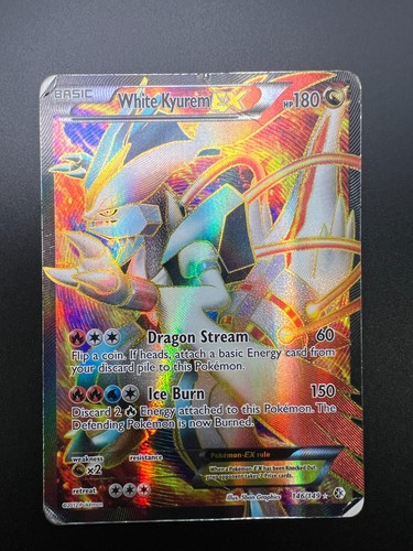 White Kyurem EX - 146/149 - Pokemon Boundaries Crossed Black White Full Art HP