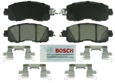 Nissan Leaf Bosch Blue Ceramic Front Brake Pads with Hardware, USA Built, 2011-2