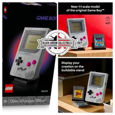 LEGO Super Mario Game Boy 72046 Retro Adult Building Set w/ Game Paks  Stand