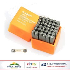Professional 36-Pcs Number and Letter Punch Set for Metal and Jewelry Crafting