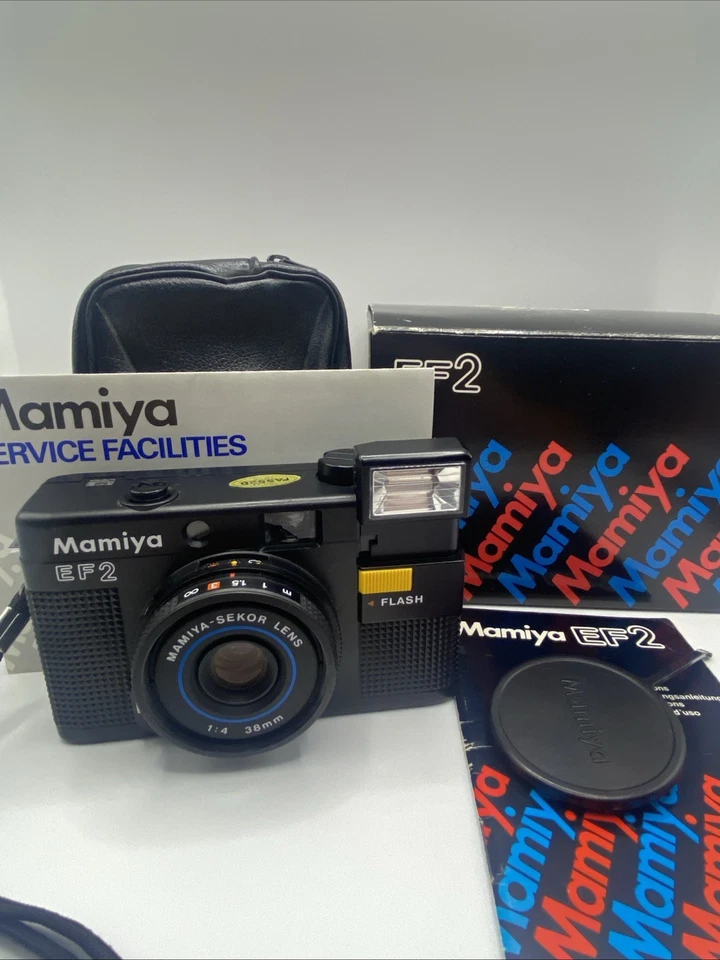 Mamiya EF2 Vintage Film Camera In Box Genuine Bag, Manual & 1982 Warranty VGC - Image 2 of 4
