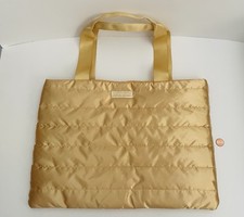 Carolina Herrera Good Girl GOLD Puffer Tote Bag Shoulder Bag Purse