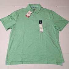 Chaps Everyday Performance Polo Shirt Men's Size 2XL XXL Jade Moisture Wicking